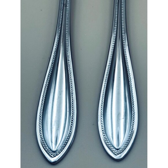 4 pc. Wallace AMERICAN TRADITION Stainless Salad Dessert Forks 7 3/8'" Indonesia - Picture 3 of 9